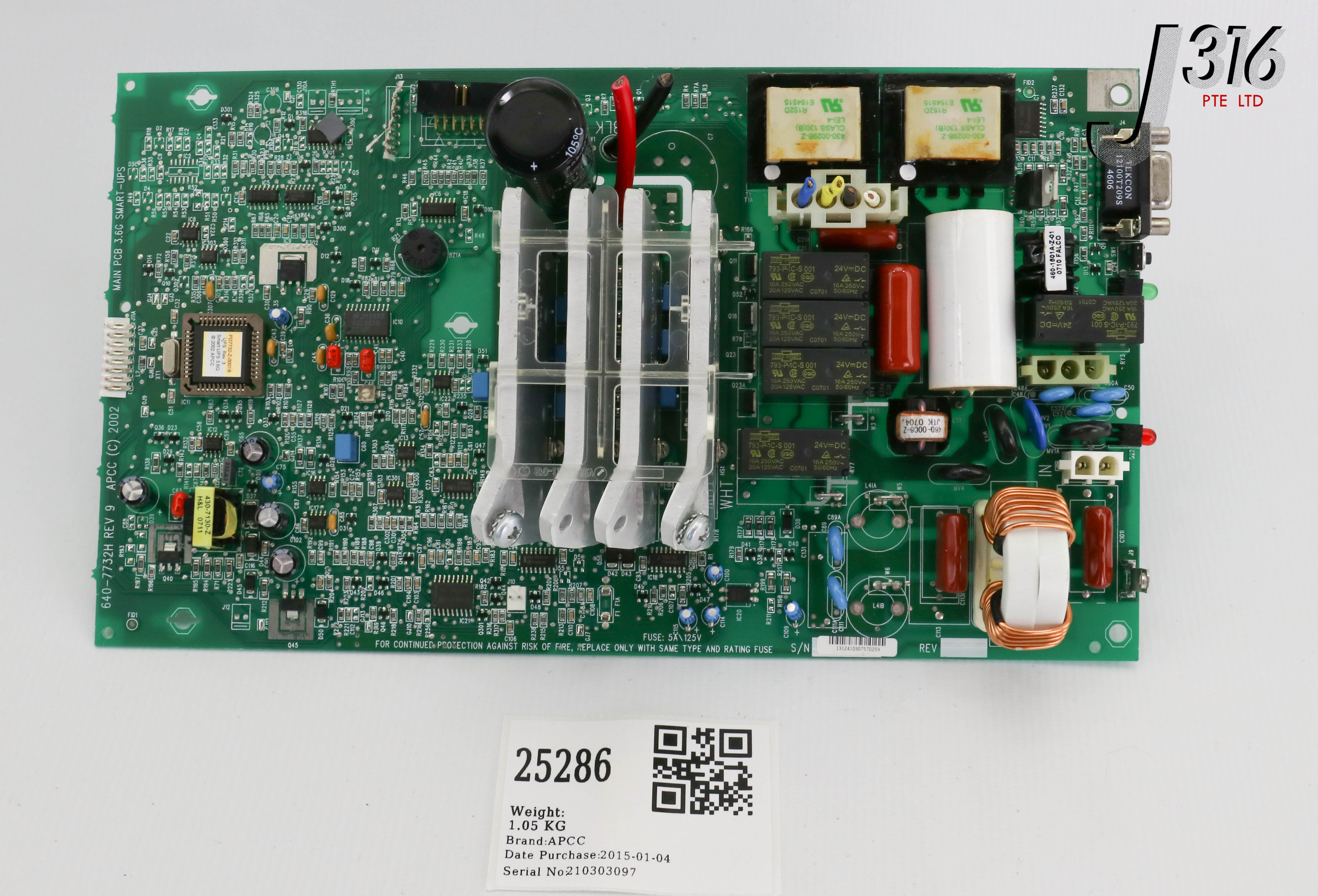 25286 APCC PCB, MAIN PCB 3.6G SMART UPS 640-7732H | eBay